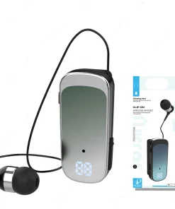 Fashion Bluetooth Business Retractable Lavalier Type Single Ear Hands Free Earphone