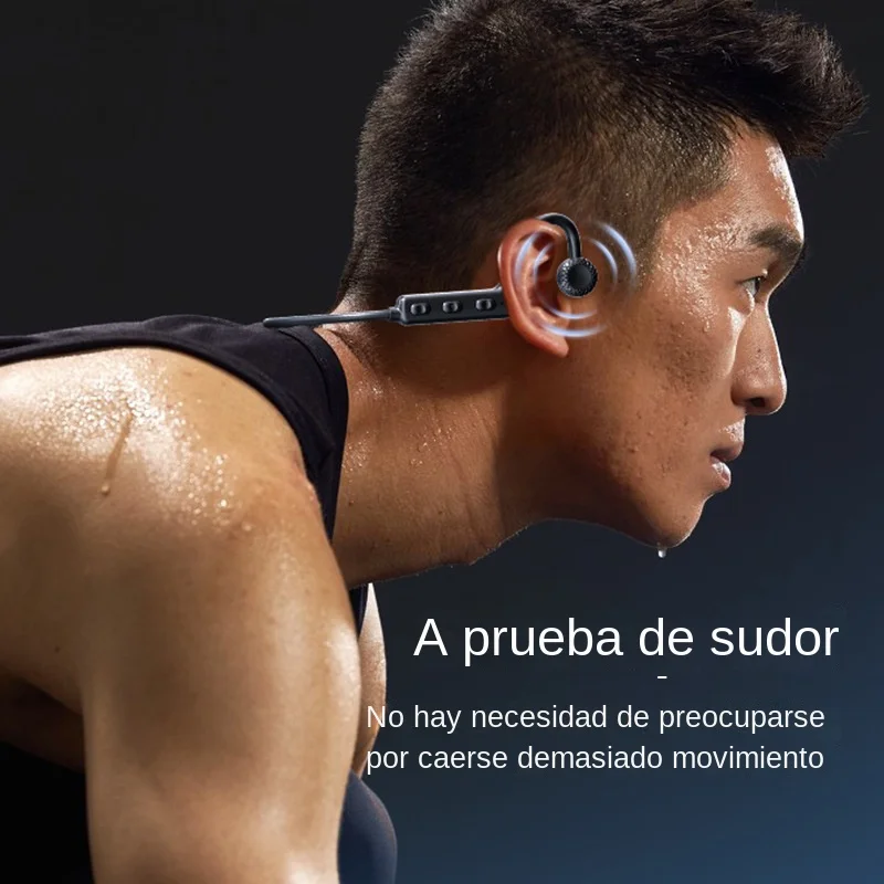 Bone Conduction Bluetooth-compatible Neckband Wireless Ear-Mounted Non-in-Ear waterproof Earbud - Image 4