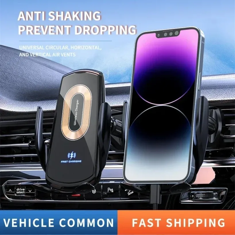 Car Wireless Stand Automatic Car Mount Phone Charger Holder