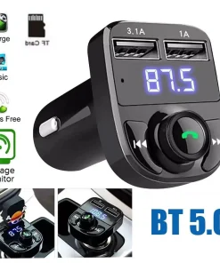 Car Charger Wireless Bluetooth FM Transmitter Adaptor