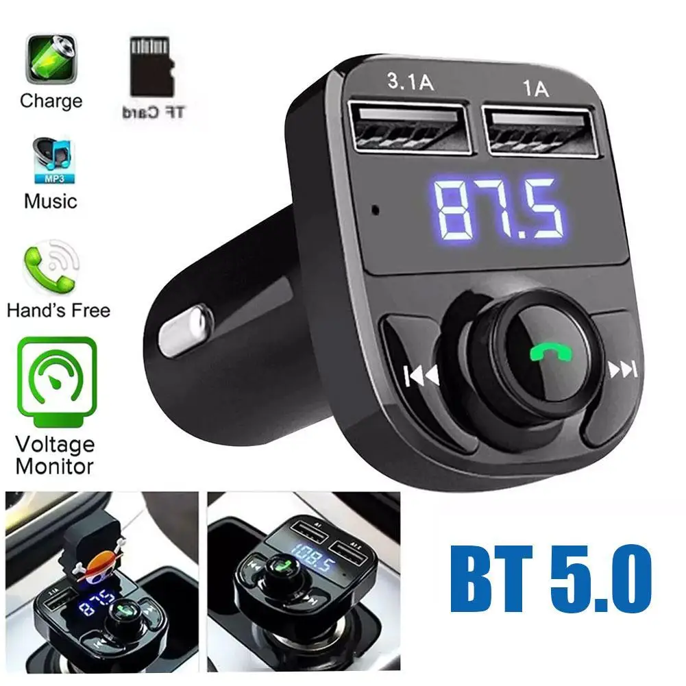 Car Charger Wireless Bluetooth FM Transmitter Adaptor