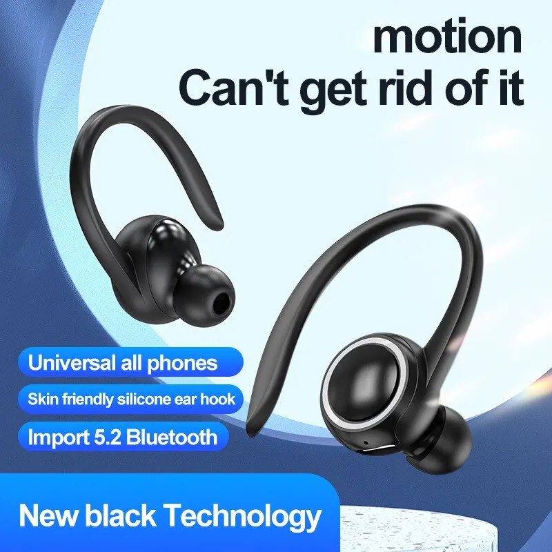 Wireless Bluetooth 5.2 Ear Hook Type Low Delay Noise Reduction Ear Headsets - Image 2